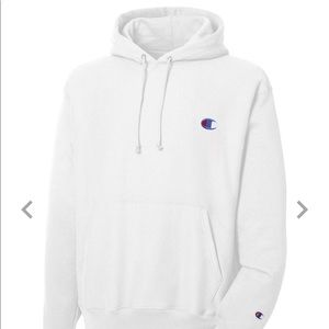 Champion white hoodie